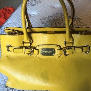 Michael Kors yellow purse